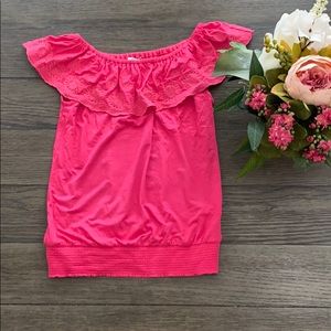 Coral top by Dex clothing